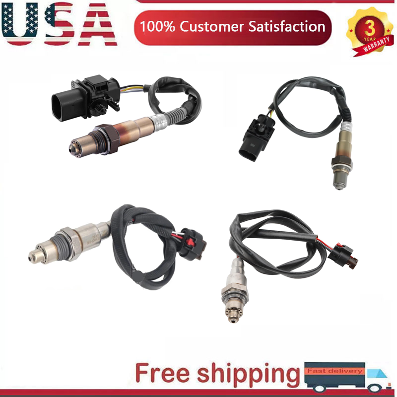 4X Up+Down Oxygen O2 Sensor For Ford Transit-150 250 350 3.5L V6 Turbo 2016-2019