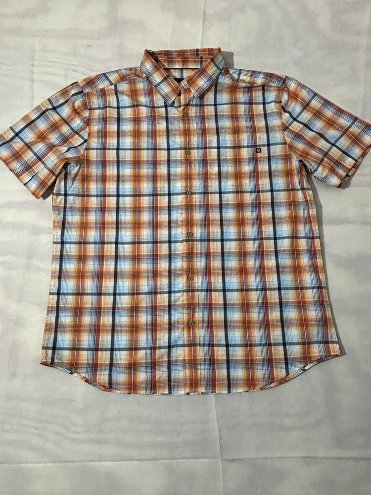 Marmot Men's Plaid Short Sleeve Camp Shirt, Size X-Large, Hiking