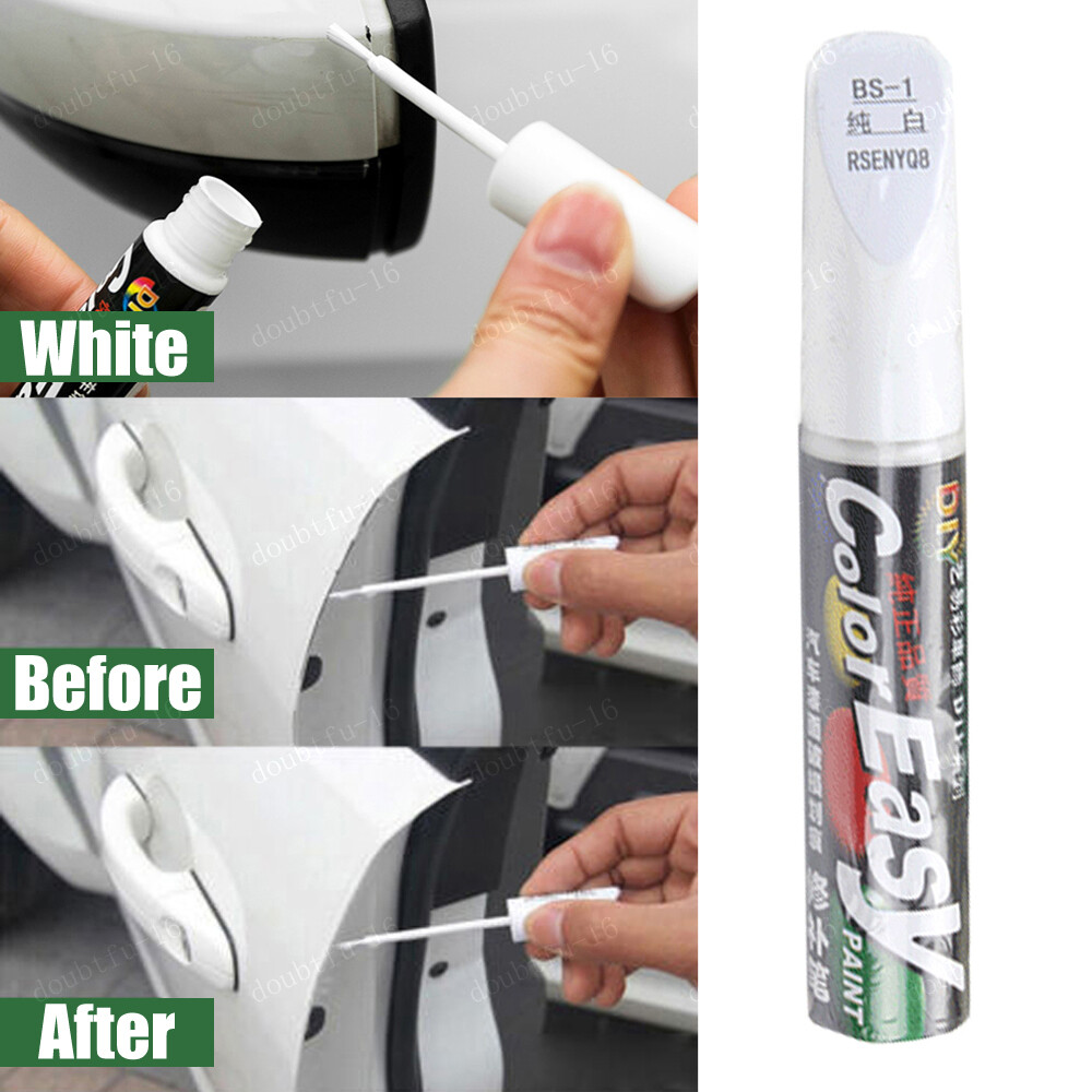 Car Paint Repair Pen Scratch Remover Touch Up Applicator Pen Accessories White