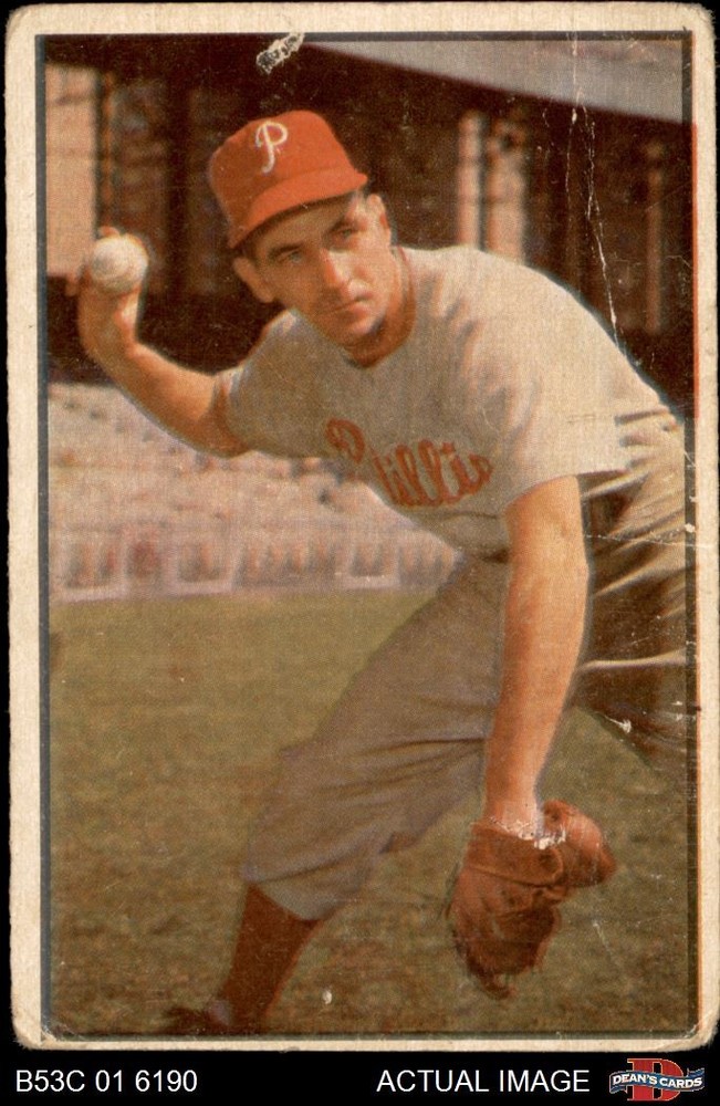 1953 Bowman #60 Granny Hamner Phillies 1 - POOR