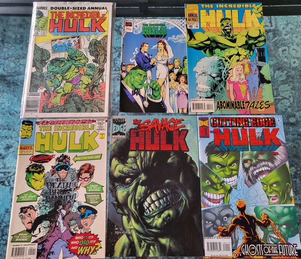 Lot of 128 Incredible Hulk Comics Marvel Collection 80s 90s Peter David Run