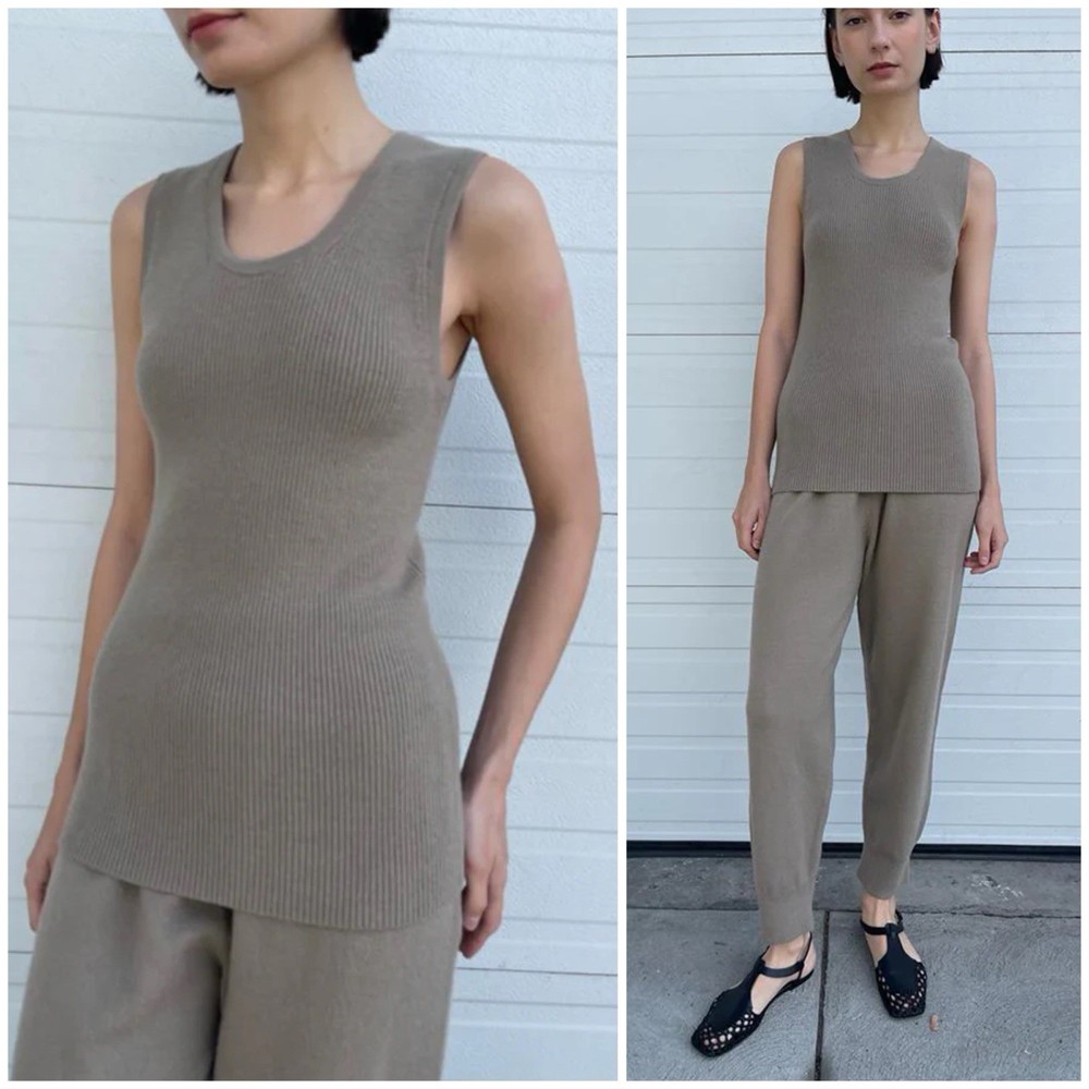 Lauren Manoogian Rib Tank Aplaca Wool Blend Women’s Size 1 (US XS)