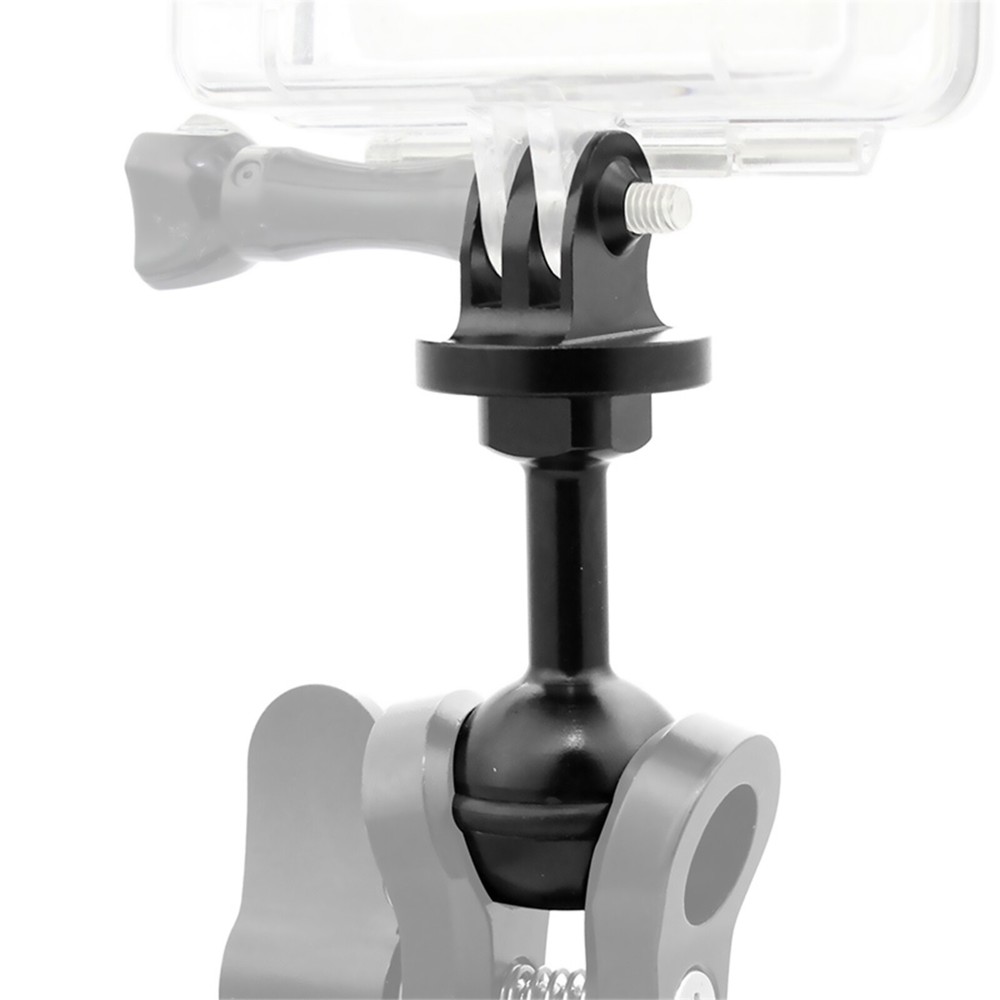 Protable 1 Inch Mini Ball Head Base Adapter Alloy  For GoPro Tripod Mount