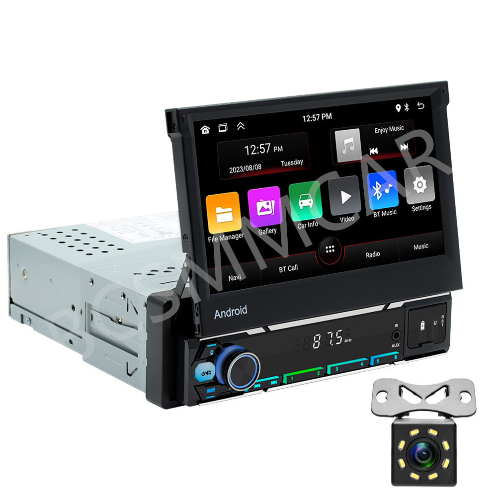 Android 13 Car Stereo with CarPlay, Bluetooth, GPS, WIFI, and Mirror Link