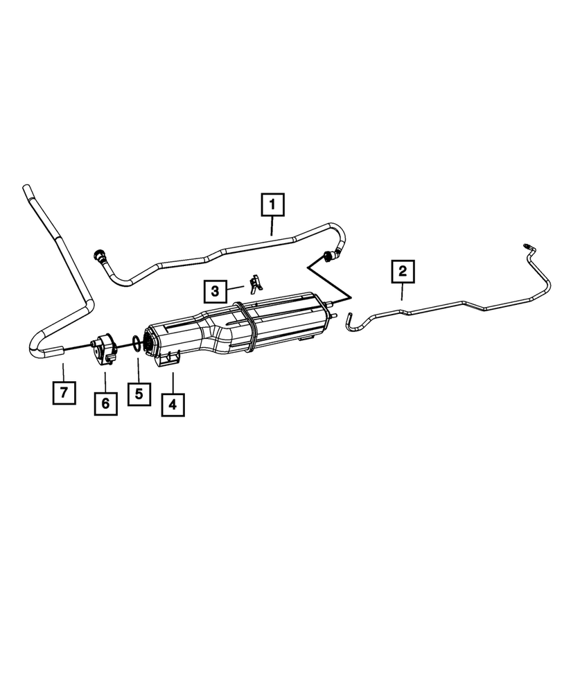 Genuine Mopar Vapor Canister 05147067AJ