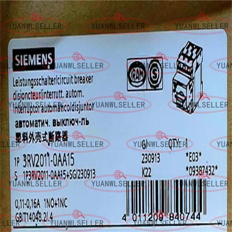 1PC SIEMENS 3RV2011-0AA15 Circuit breaker NEW