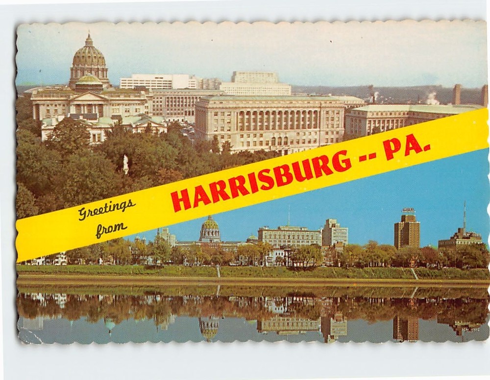 Postcard Greetings from Harrisburg, Pennsylvania