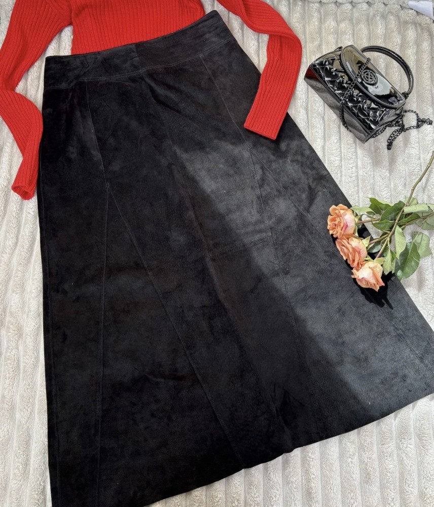 Valerie Stevens Vintage Womens Skirt Size 8 Black Separates