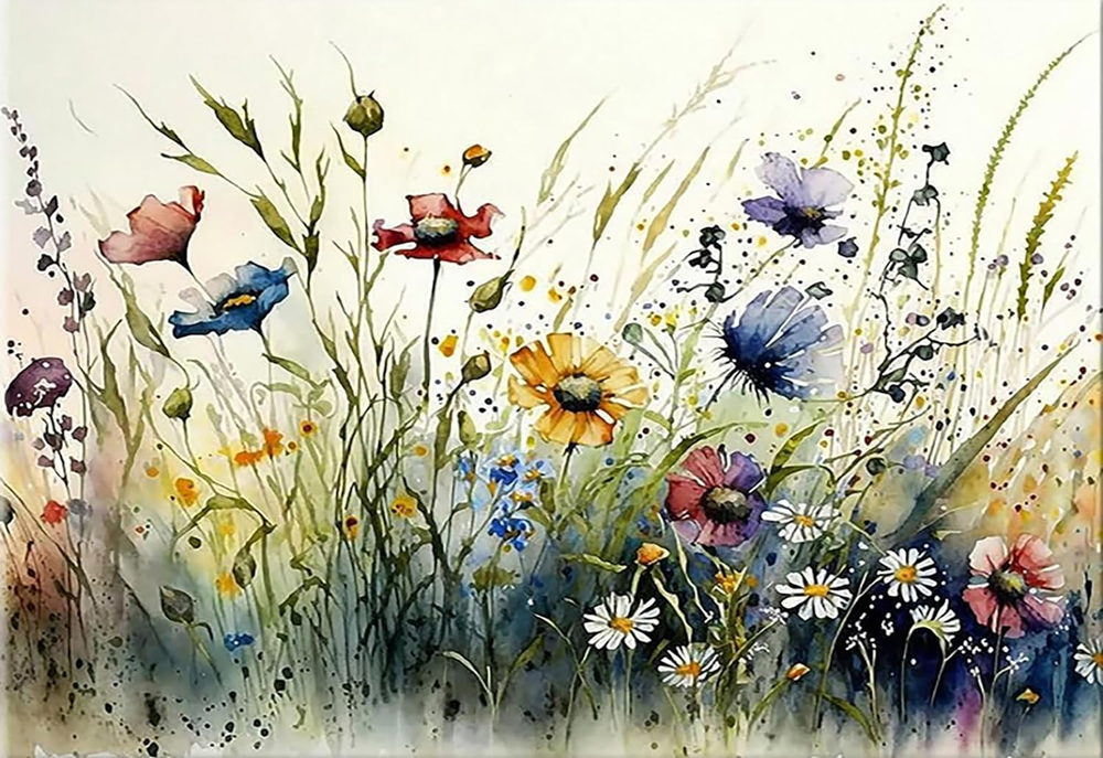 Diamond Painting Kits for Adults - Flower DIY 5D Diamond Art Kits Full Drill Dia