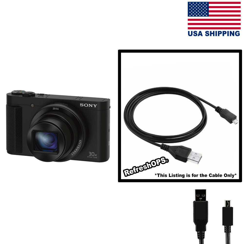 Sony Cyber-shot DSC-HX80 Digital Camera USB Cable Transfer Cord Replacement