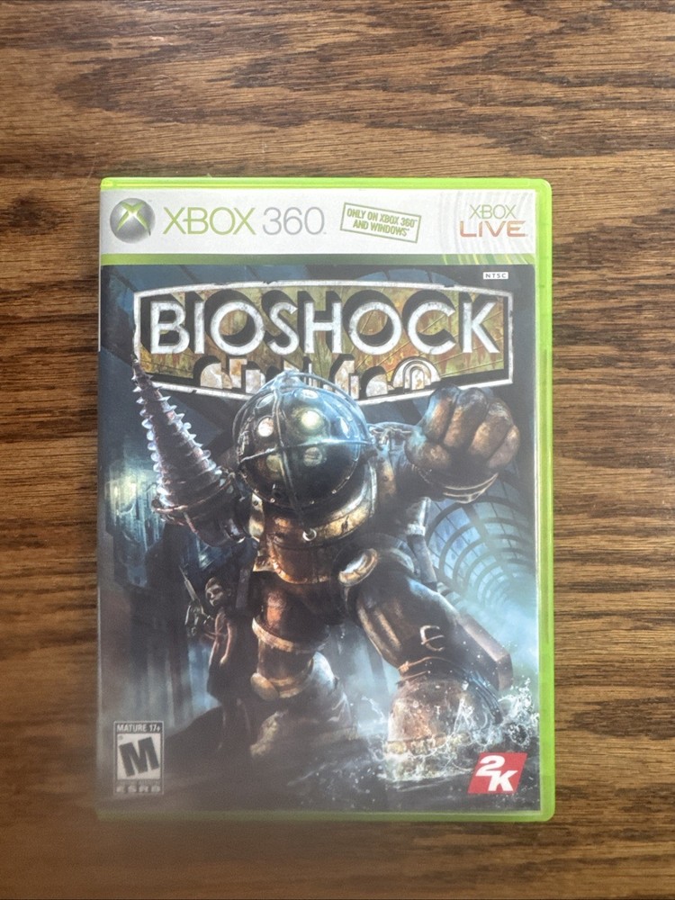 BioShock (Microsoft Xbox 360, 2007) Complete w/ Manual - Tested Working