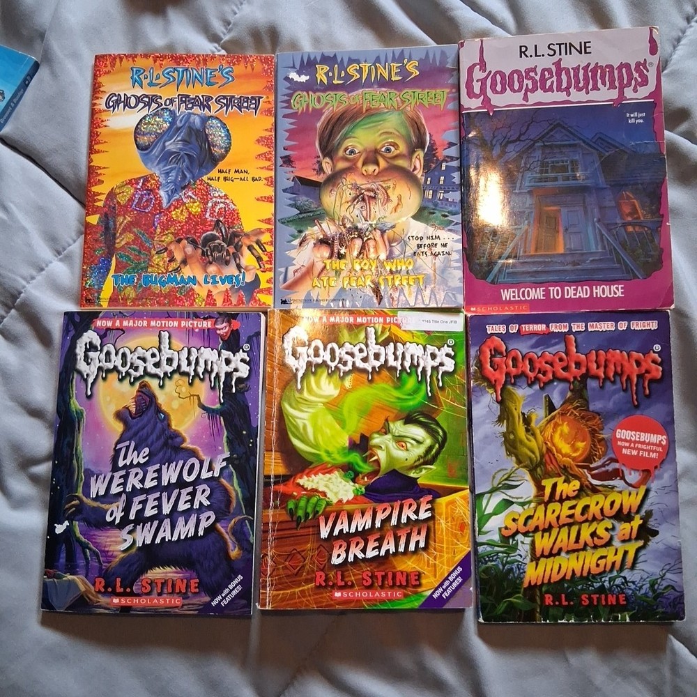 Lot of 6 Goosebumps Books RL Stine Ghosts of Fear Street