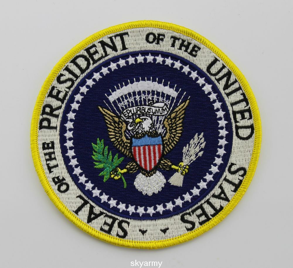US PRESIDENTIAL SEAL OF THE PRESIDENT EMBROIDERED PATCH