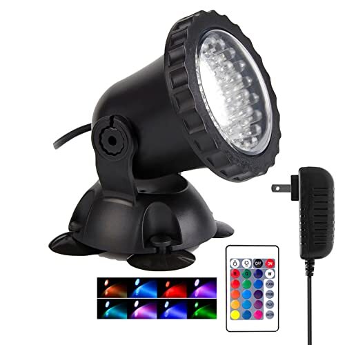 Pond Light IP68 Underwater Color Changing Dimmable 36 LED Set of 1
