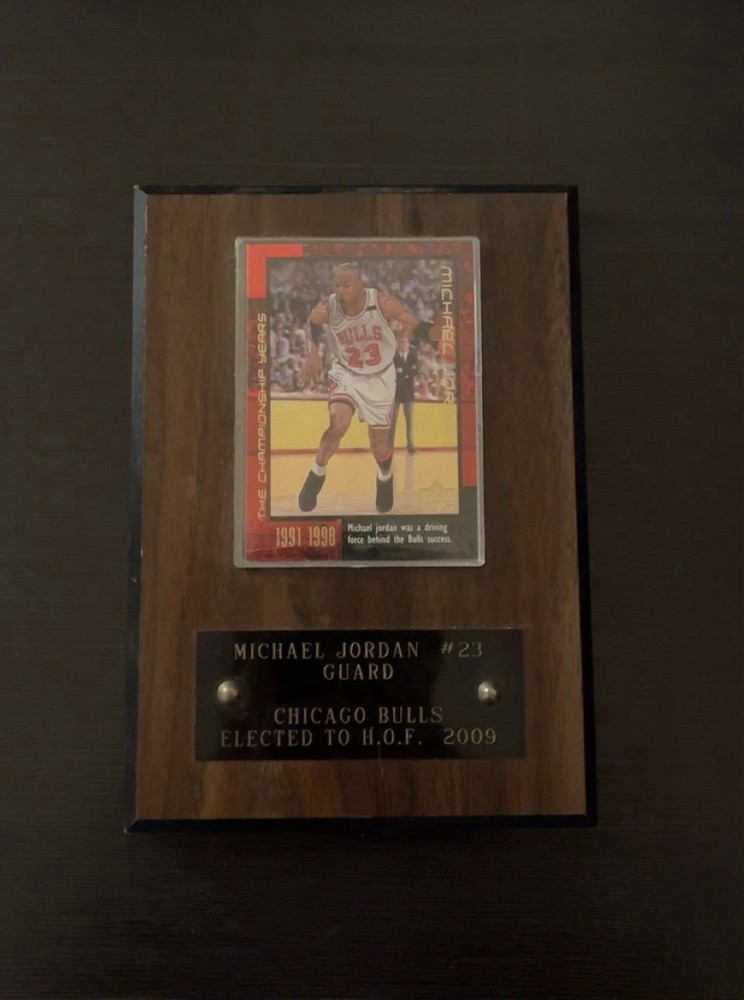 1999 Upper Deck Michael Jordan Championship Years #26 Plaque