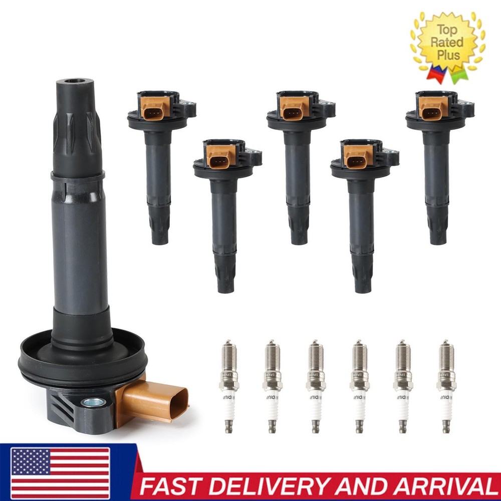 6X Ignition Coils & Iridium Spark Plugs Kit for Ford F150 Transit 3.5L Ecoboost SP534