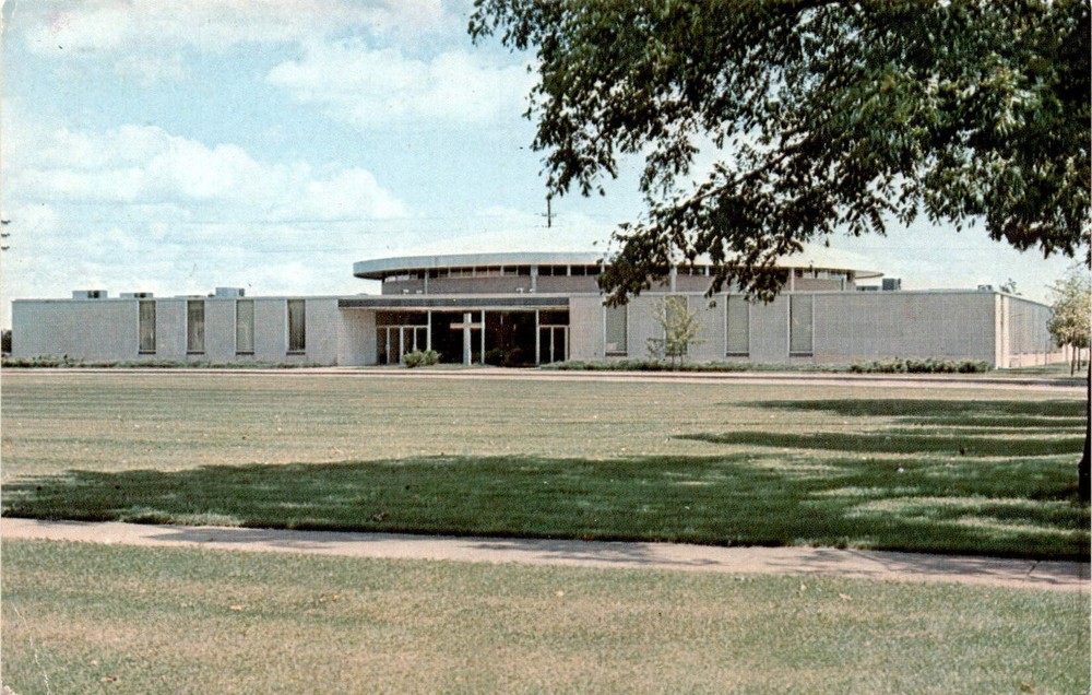 CHURCH CHAPEL, Goshen College Campus, Goshen, Indiana, Hab Postcard
