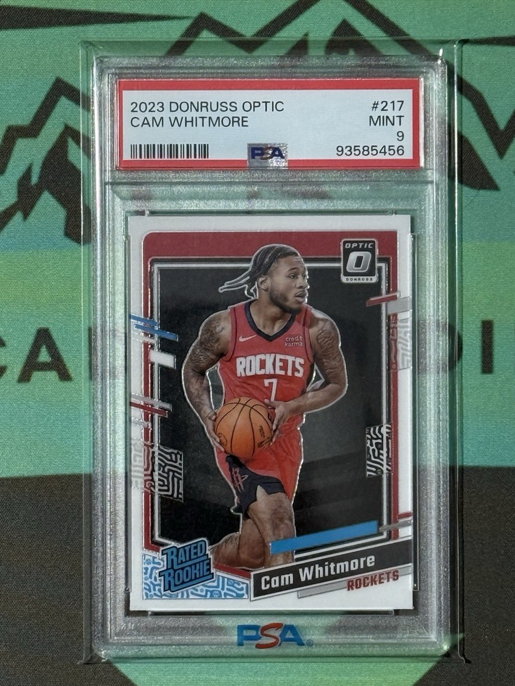 2023 Donruss Optic Cam Whitmore #217 Rookie PSA 9 Mint RC Card