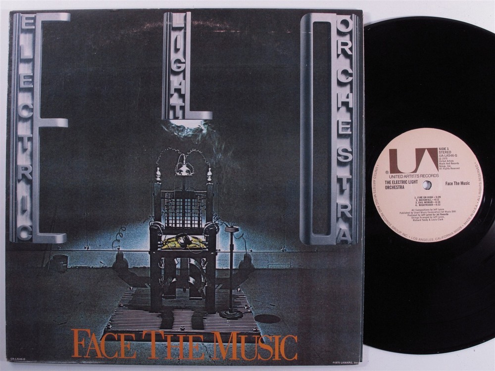 ELECTRIC LIGHT ORCHESTRA Face The Music UNITED ARTISTS LP VG+ f