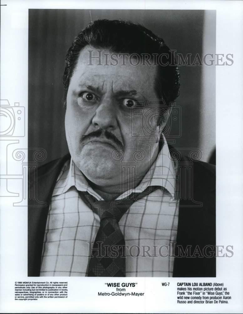 1986 Press Photo Actor Captain Lou Albano starring in 