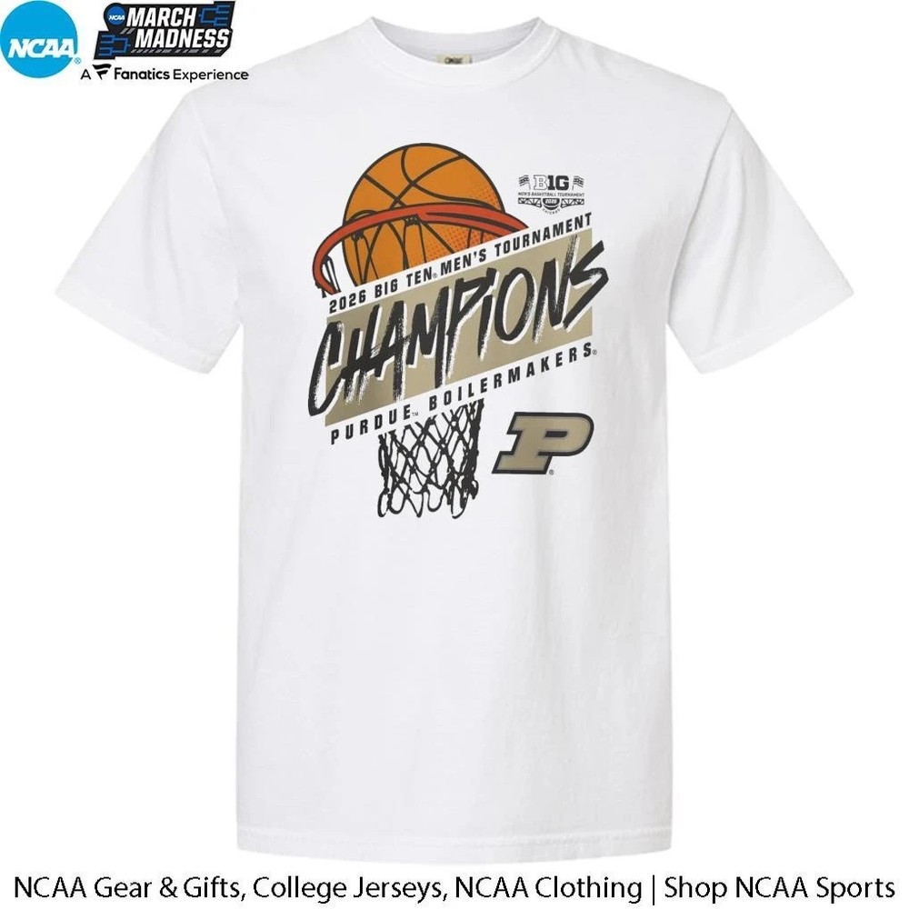 Purdue 2026 Big Ten Men’s Basketball Tournament Champions T-Shirt