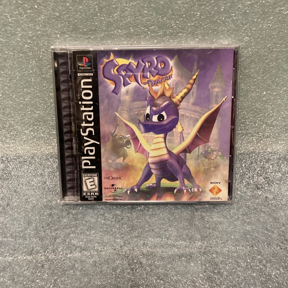 Spyro the Dragon Sony PlayStation 1 PS1 Complete CIB w/ Manual Tested Excellent