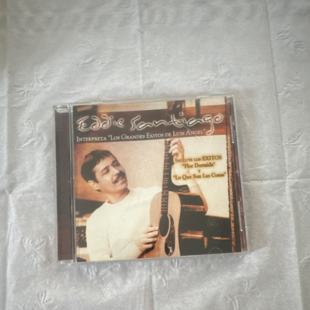 Eddie Santiago Interpreta Los Grandes Exitos CD Album Latin Salsa Sony Jewel Ca…