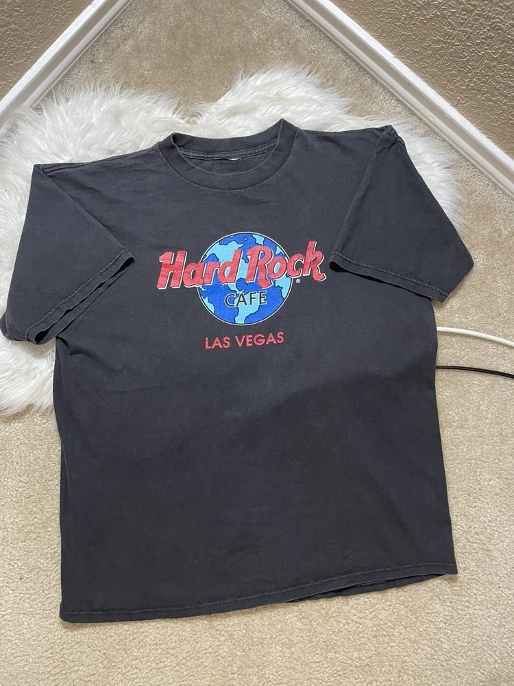 Vintage 90s Hard Rock Cafe Las Vegas Single Stitch T-Shirt Size XL USA Made