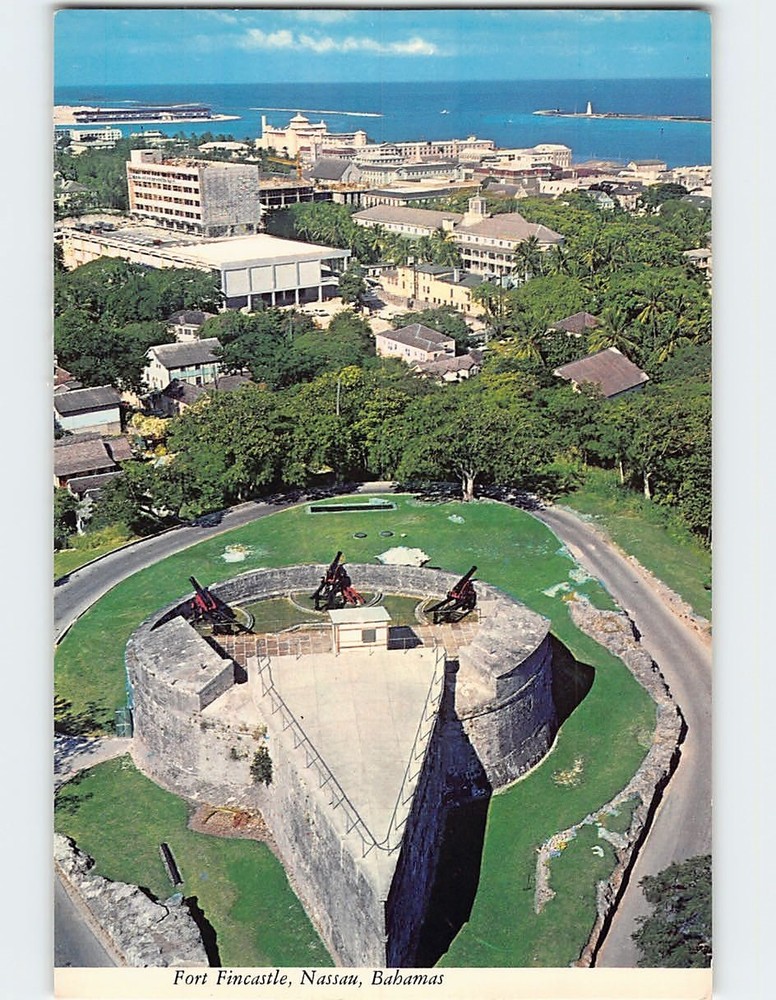 Postcard Fort Fincastle Nassau Bahamas