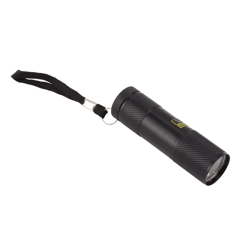 Small UV Flashlight 9 Led 395nm Purple Light Flashlight Mini Pet Urine AC-image