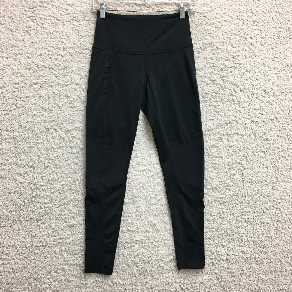 Marmot Womens Small Black Stretch Gym Leggings for Workouts