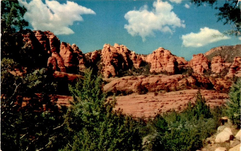 SEDONA, LOWER OAK CREEK CANYON, ARIZONA, Flagstaff, Postcard