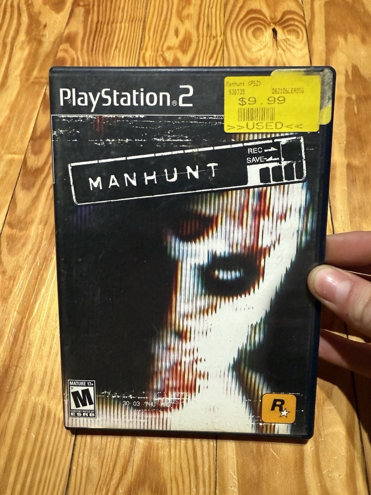 Manhunt (Sony PlayStation 2, 2003) PS2 Rockstar Games Ps2 No Manual