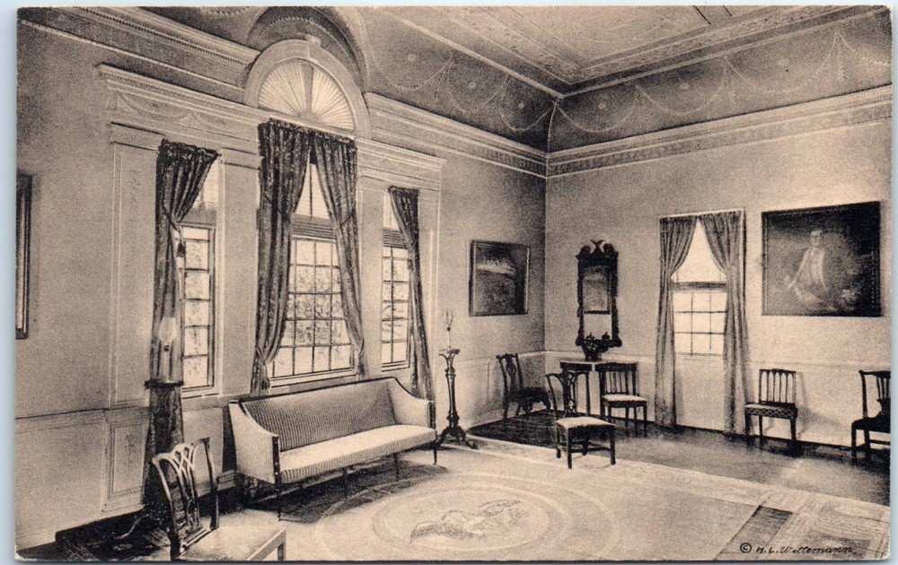 A Corner of the Banquet Hall, Home of George Washington - Mount Vernon, Virginia
