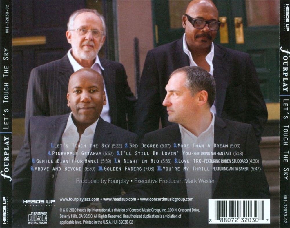 Fourplay Let's Touch The Sky New Cd