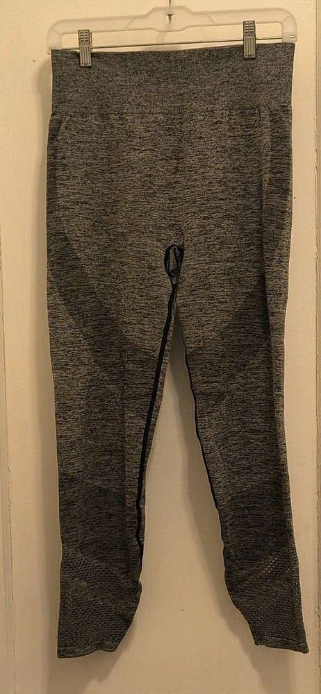 PINK Victoria's Secret Seamless Gray Mélange Leggings Size L Regular Women