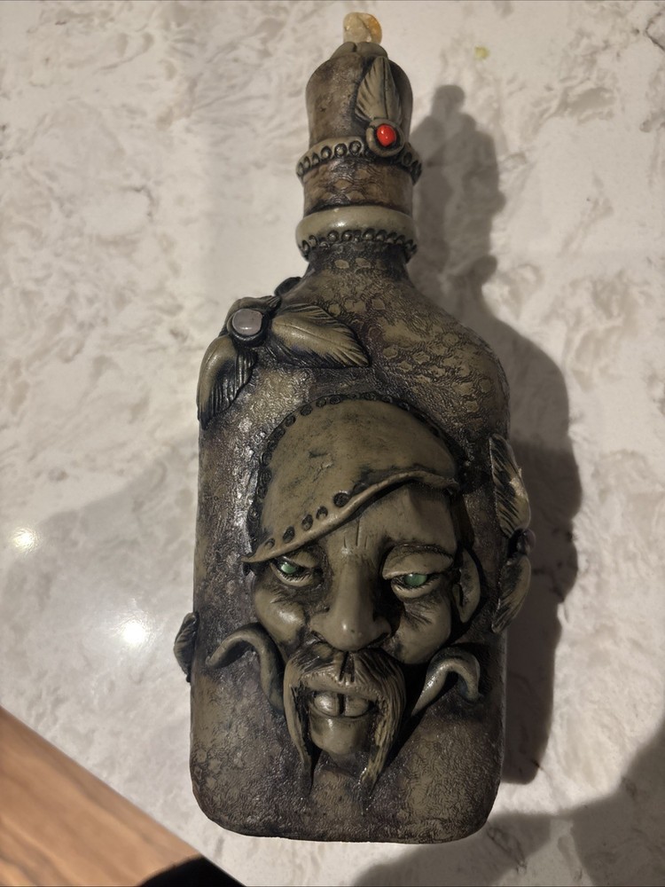 Vintage Grey  Medieval Decorative Liquor Bottle