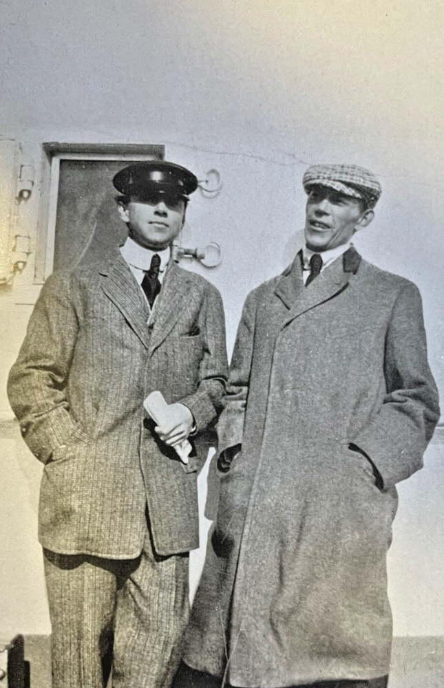 1910 Vintage Magazine Illustration Actors Walker Whiteside and Hugh Ford