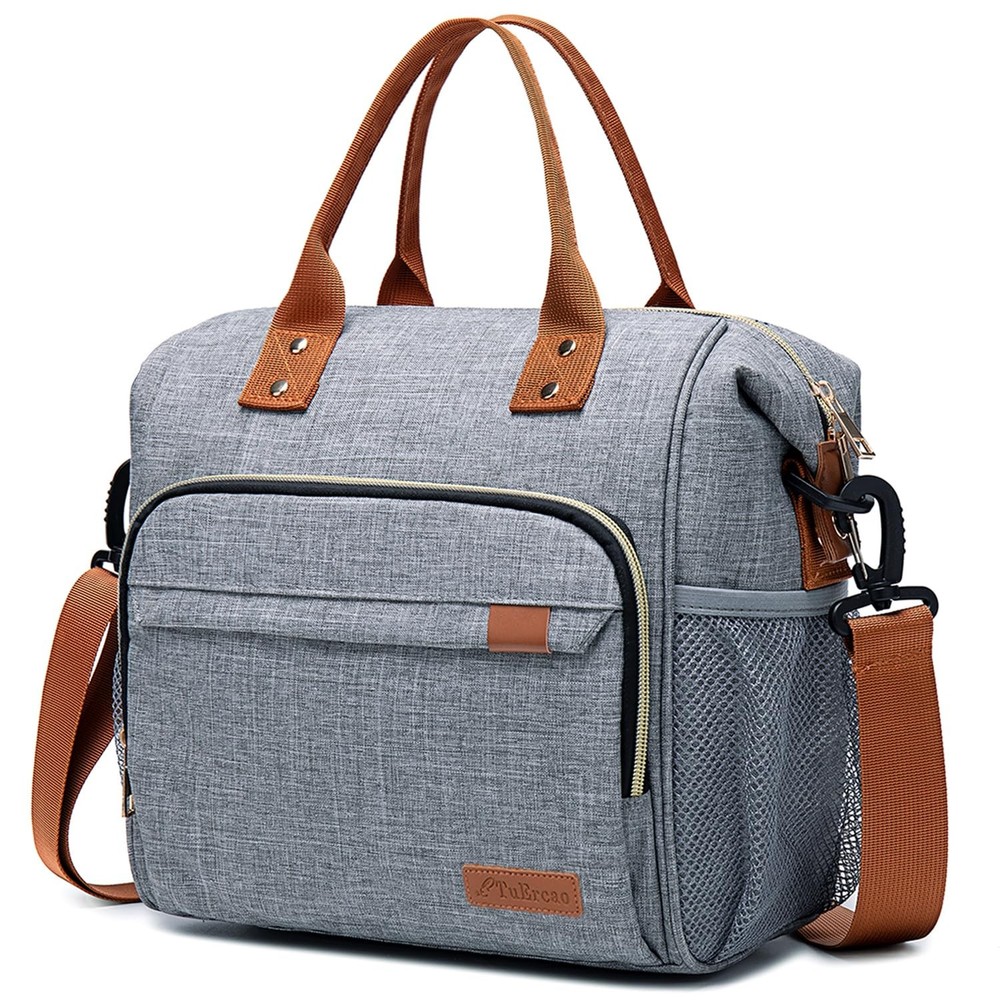 Insulated Lunch Bag for Women - Soft Cooler for Work & Beach