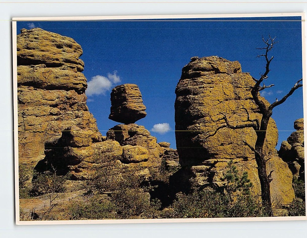 Postcard Big Balanced Rock Chiricahua National Monument Fort Grant Arizona USA