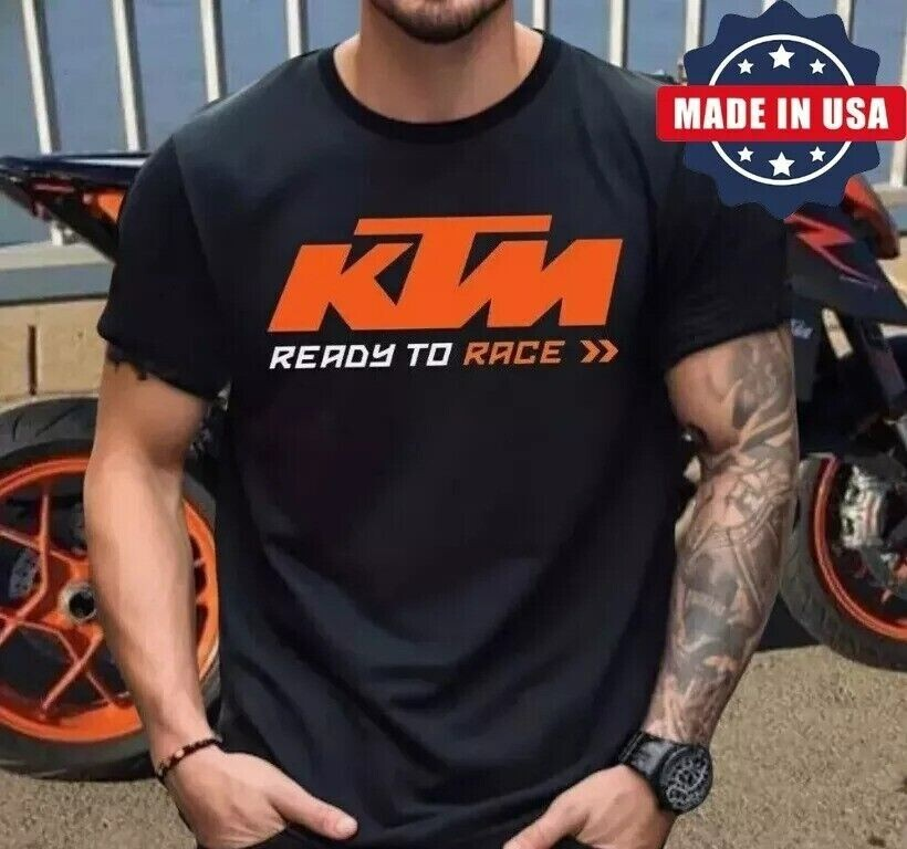 KTM Ready to Race T-shirt Black Unisex racing fan gift, Men's Shirt S-5XL
