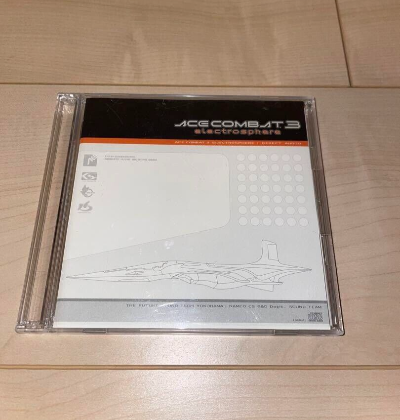ACE COMBAT 3 electroshere DIRECT AUDIO with AppenDisc SOUNDTRACK CD Game Music-image