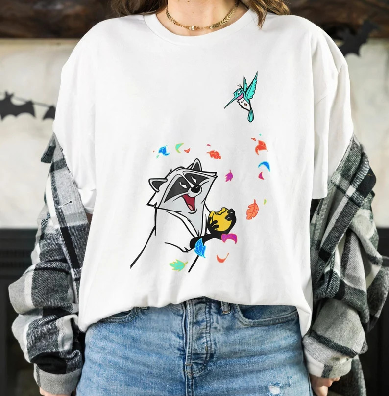 Disney Pocahontas Meeko T-Shirt Unisex 3