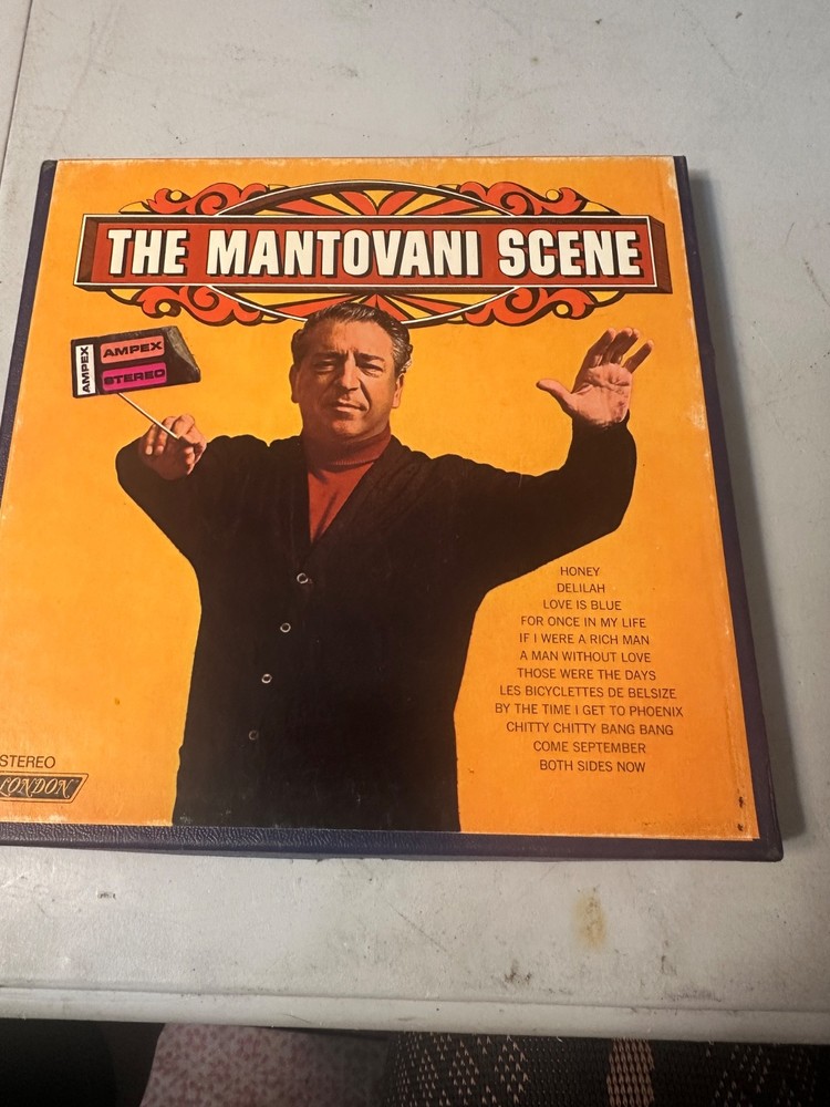 Mantovani-The Mantovani Scene-Reel to Reel Tape-4 Track- 7 1/2 ips