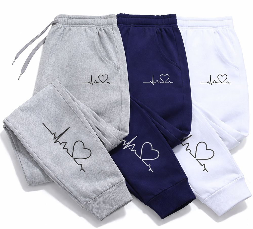 Men's Casual Pants Autumn Winter Fleece Sweatpants Men Running Jogger Sports