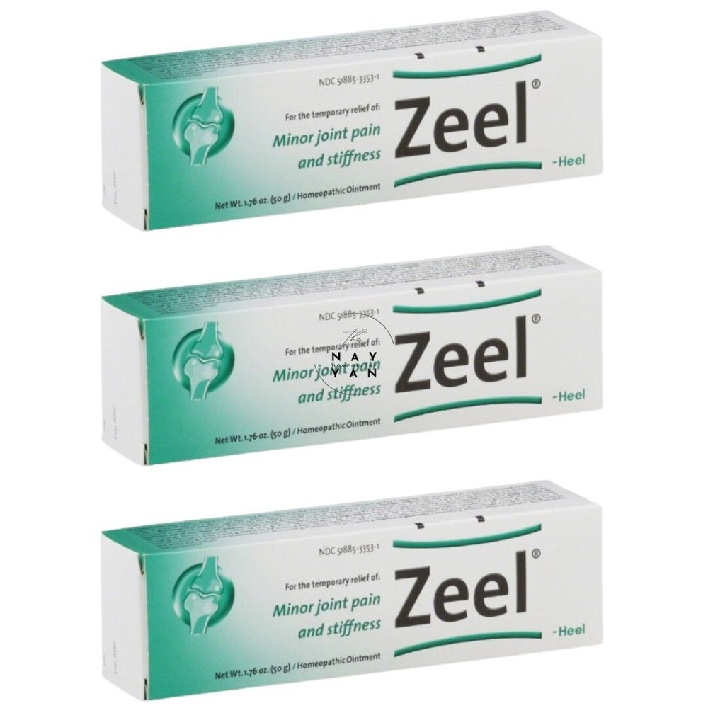 Zeel Heel Arthritis Homeopathic Solution Ointment 50g Joint Gonarthrosis 3 PACK
