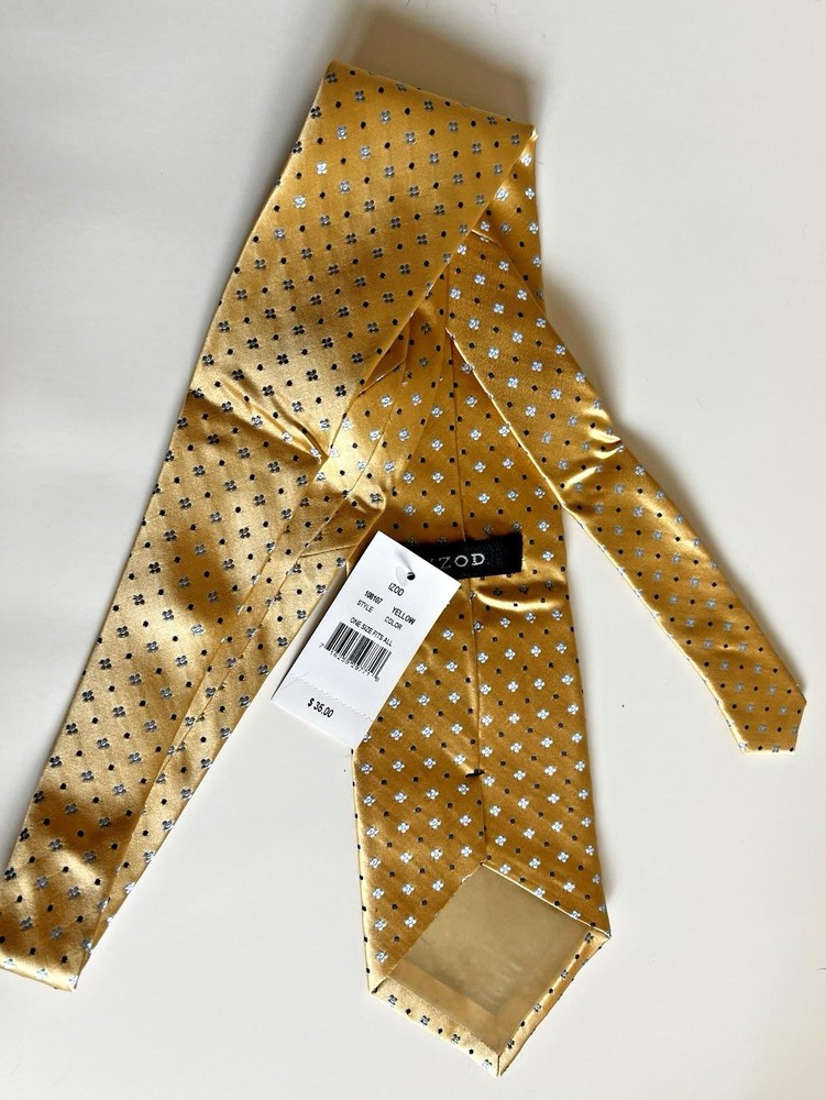 NWT IZOD 100% Silk Necktie Mens 4