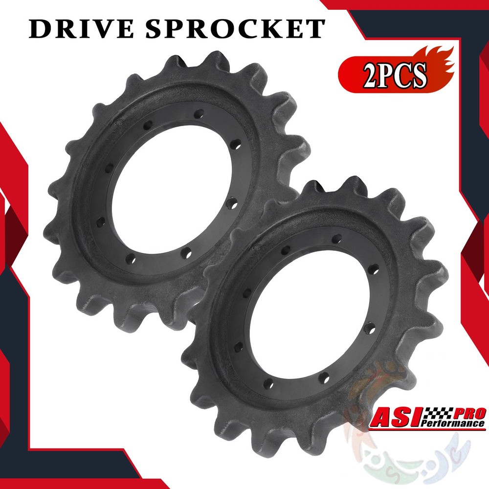 2 Pcs Drive Sprocket FIT New Holland C175 C185 C190 C237 C332 C345 C337,47378993