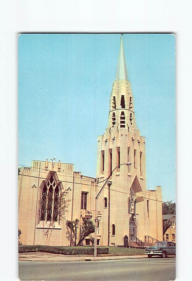 Postcard St. Claire's Roman Catholic Church Windsor Ontario Canada
