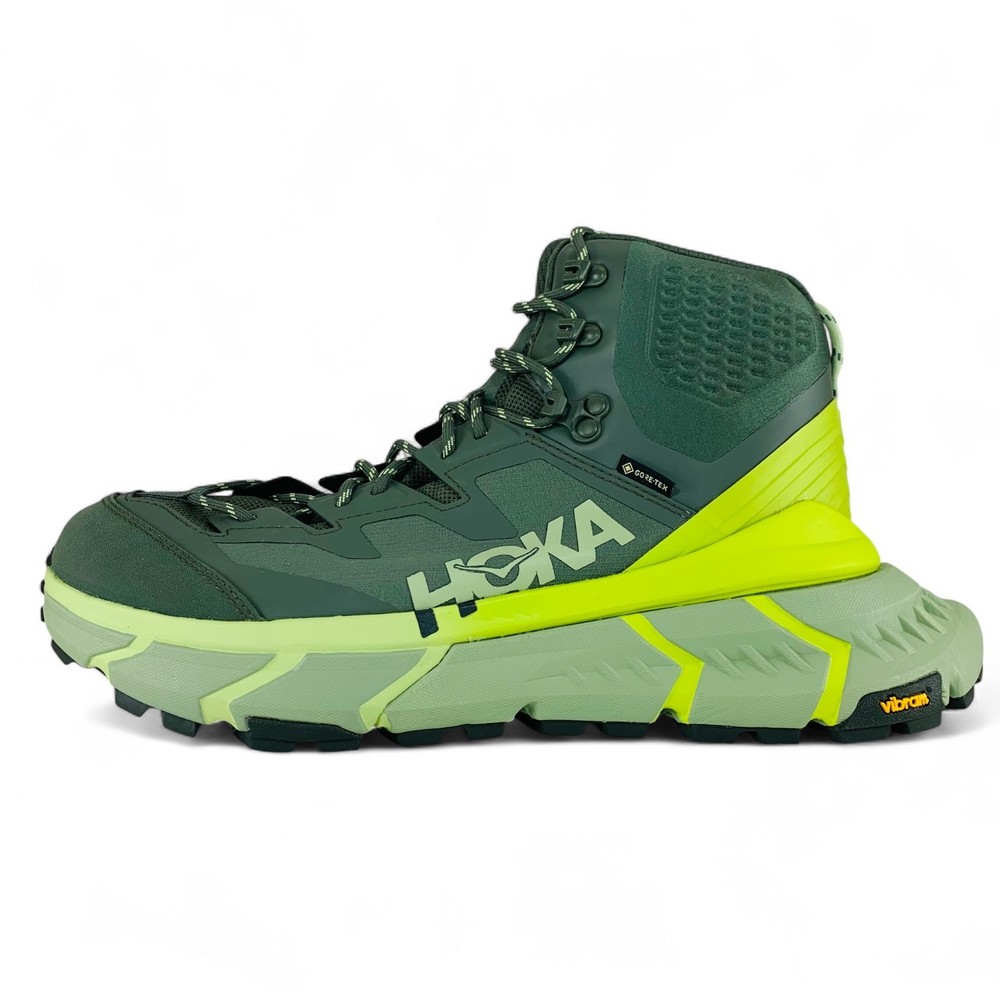 Hoka Tennine Hike GTX Green Men's Hiking Trail Running Shoes 1113510-TEPR
